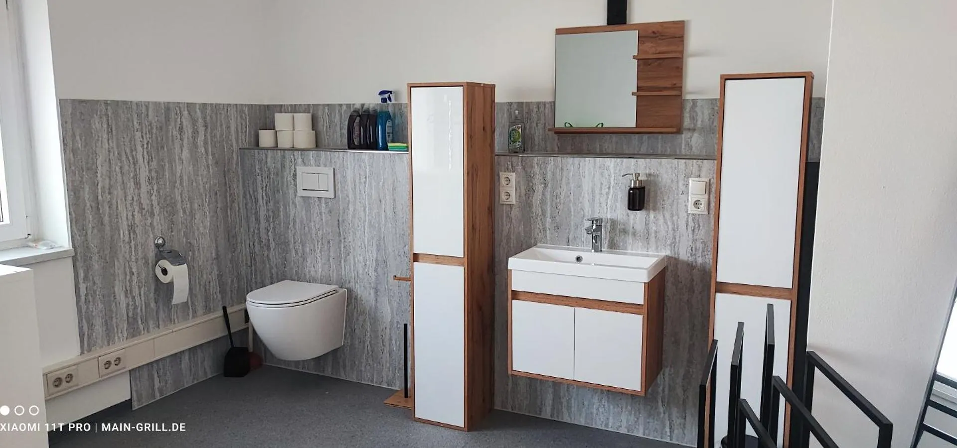 Modernes Luxus-Apartment 123Qm Bei Wuerzburg Mit Parkplatz Terasse Grill Wlan Veitshochheim 0*,