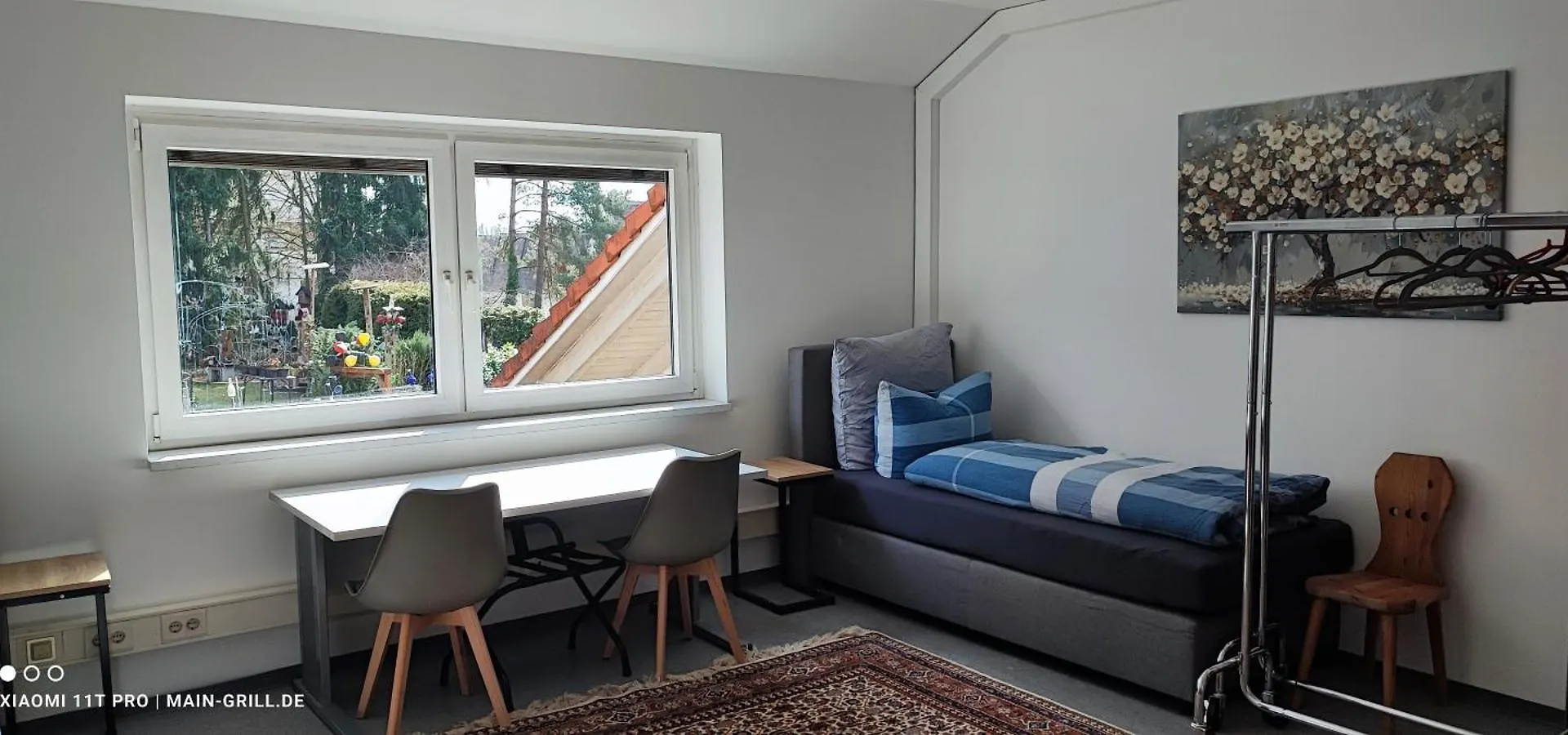 Modernes Luxus-Apartment 123Qm Bei Wuerzburg Mit Parkplatz Terasse Grill Wlan Veitshochheim