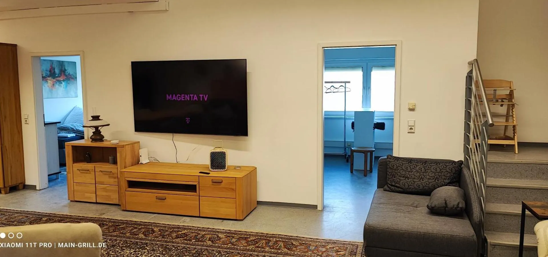 Modernes Grosses Apartment Mit 123Qm Bei Wuerzburg Mit Parkplatz Terasse Grill Wlan Veitshochheim