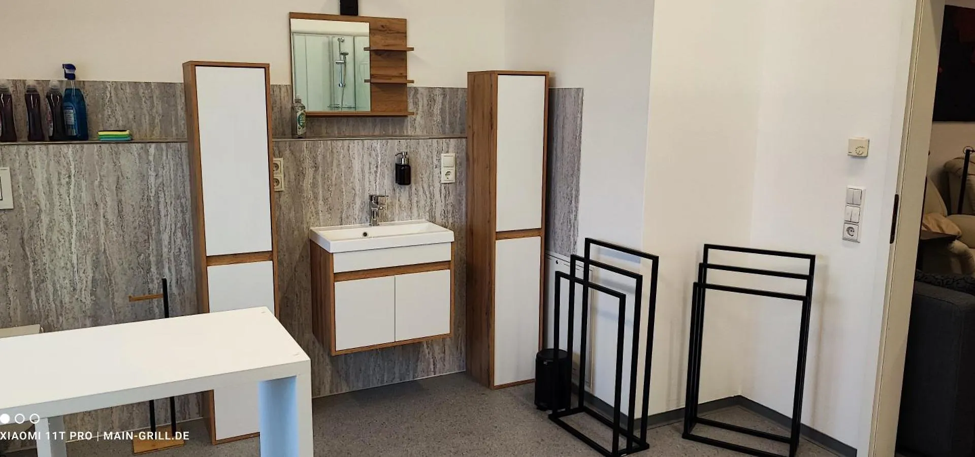 Modernes Luxus-Apartment 123Qm Bei Wuerzburg Mit Parkplatz Terasse Grill Wlan Veitshochheim Apartment